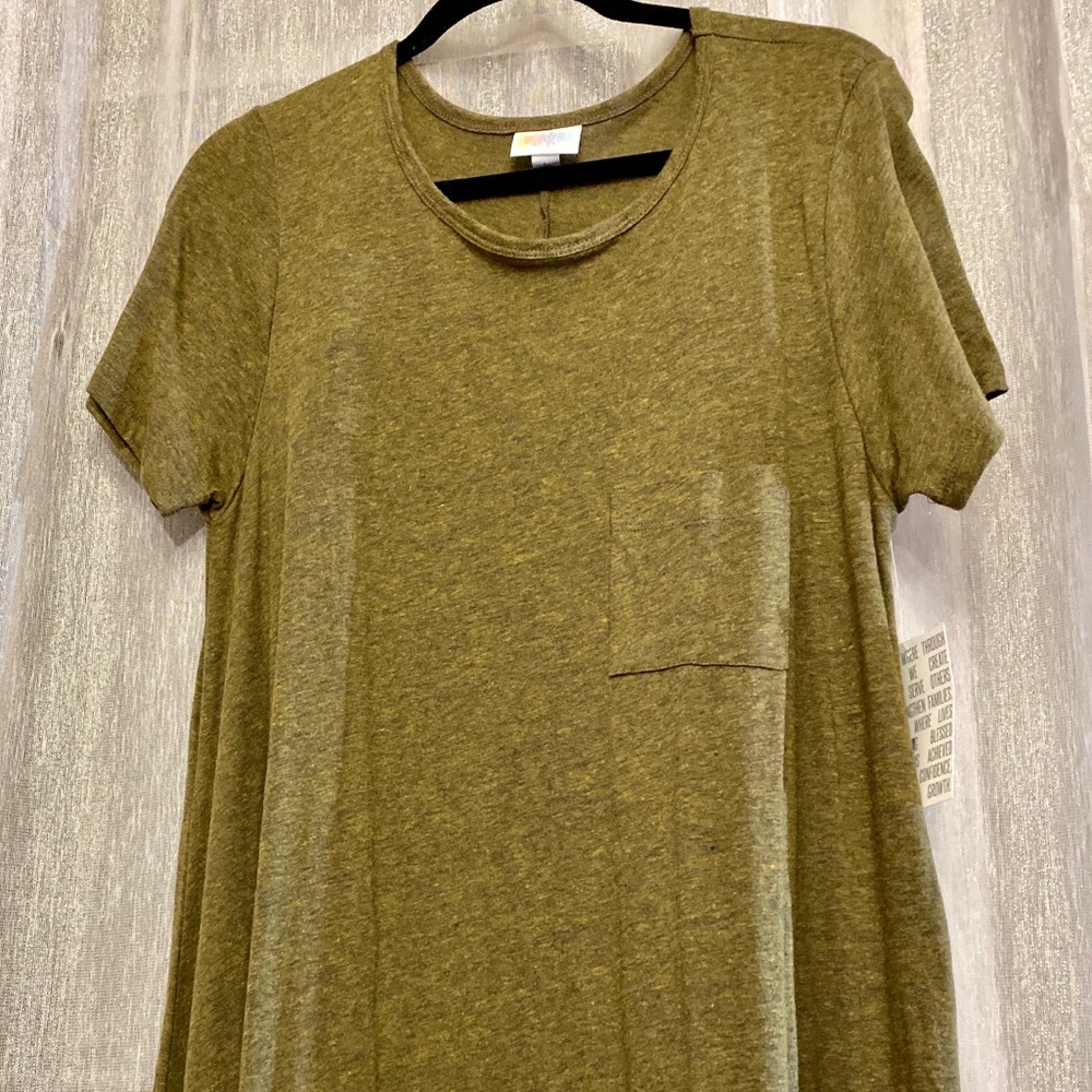 NEW Lularoe Carly Solid Army Green L